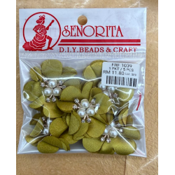 Bunga Kain Senorita 1039 -  Olive Green 