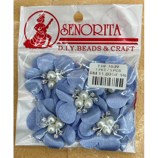 Bunga Kain Senorita 1039 -  Dusty Blue