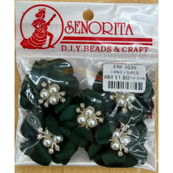 Bunga Kain Senorita 1039 -  Forest Green