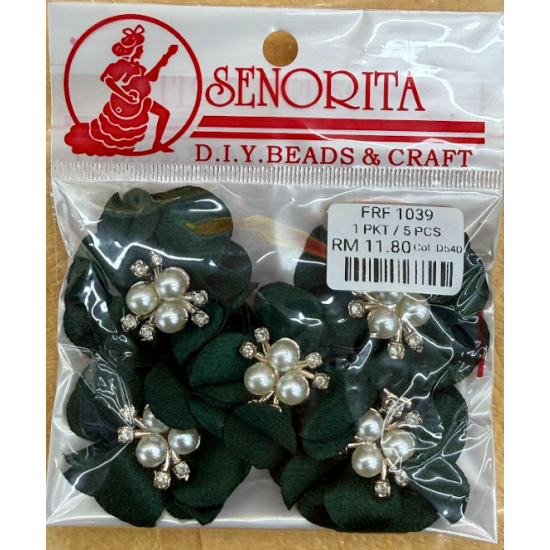 Bunga Kain Senorita 1039 -  Forest Green