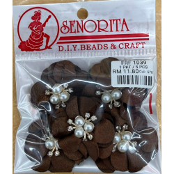 Bunga Kain Senorita 1039 -  Chocolate Brown