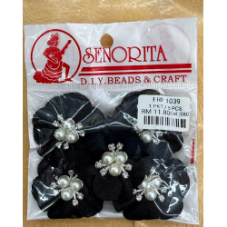 Bunga Kain Senorita 1039 -  Black