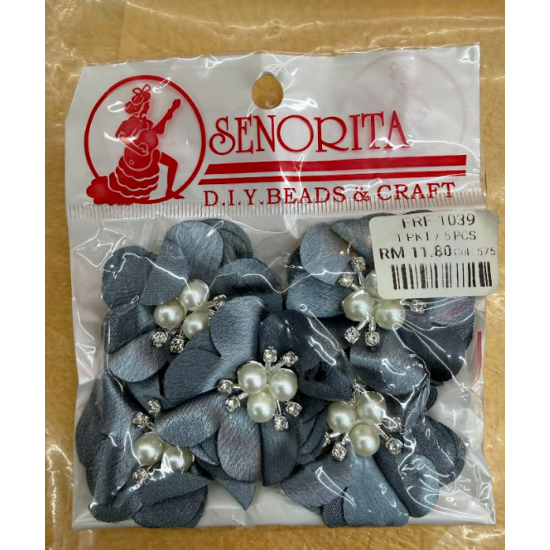 Bunga Kain Senorita 1039 - Slate Grey