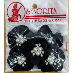 Bunga Kain Senorita 1039 -  Black