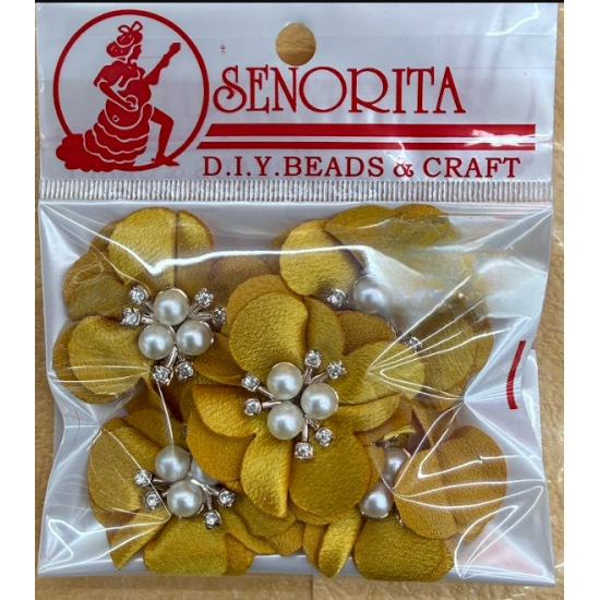 Bunga Kain Senorita 1039 -  Antique Gold