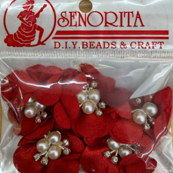 Bunga Kain Senorita 1039 -  Crimson Red