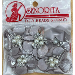 Bunga Kain Senorita 1039 -  Dove Grey