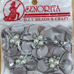 Bunga Kain Senorita 1039 -  Dove Grey