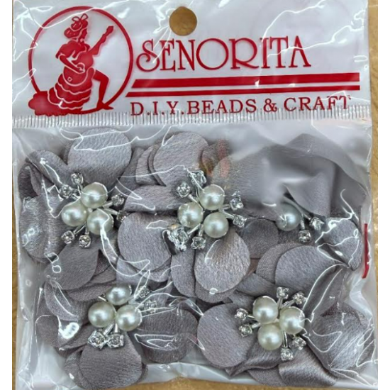 Bunga Kain Senorita 1039 -  Dove Grey