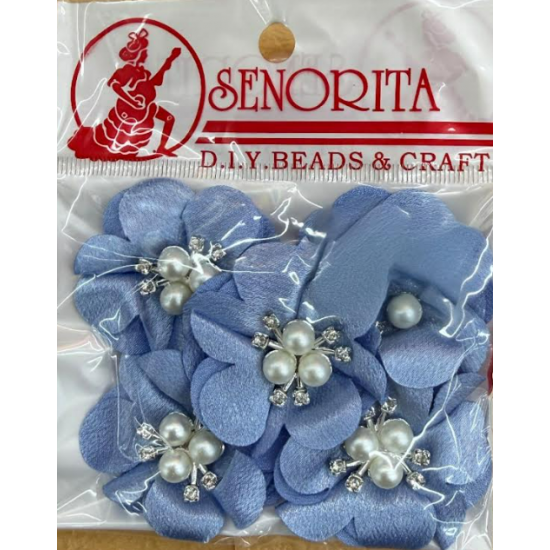 Bunga Kain Senorita 1039 -  Dusty Blue