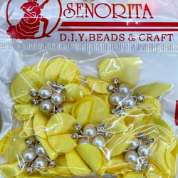 Bunga Kain Senorita 1039 -  Mustard Yellow