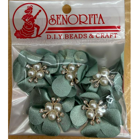 Bunga Kain Senorita 1039 -  sage green