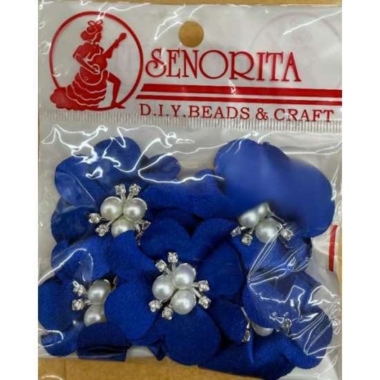 Bunga Kain Senorita 1039 -  Royal Blue