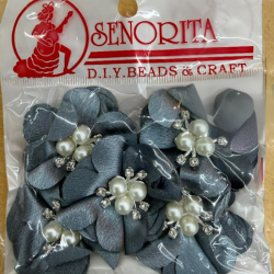 Bunga Kain Senorita 1039 - Slate Grey