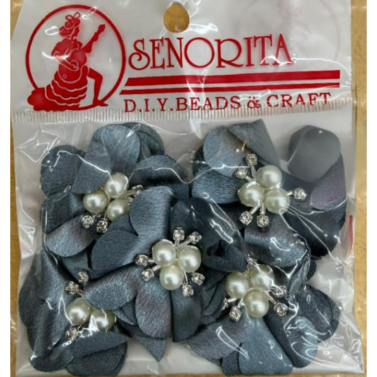 Bunga Kain Senorita 1039 - Slate Grey