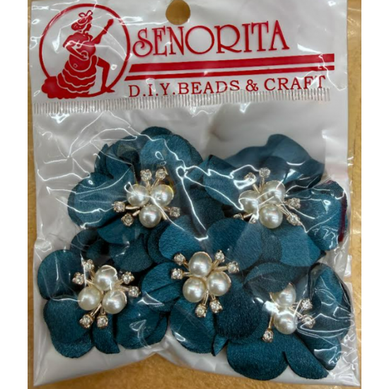 Bunga Kain Senorita 1039 -  Teal