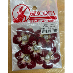 Bunga Kain Senorita 1040 -  Deep Maroon