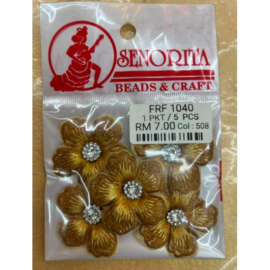 Bunga Kain Senorita 1040 -  Mustard Gold