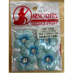 Bunga Kain Senorita 1040 -  Dusty Blue