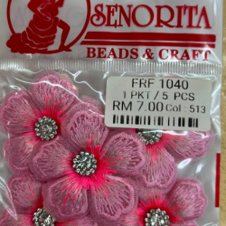 Bunga Kain Senorita 1040 -  Rose Pink