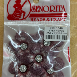 Bunga Kain Senorita 1040 -  Mauve Brown