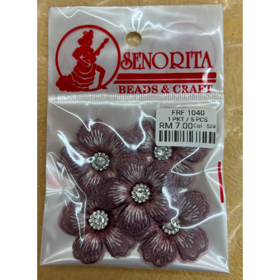 Bunga Kain Senorita 1040 -  Mauve Brown