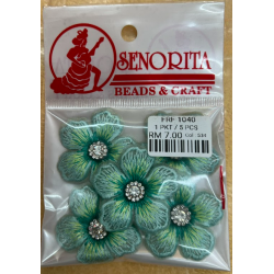 Bunga Kain Senorita 1040 -  Dusty Teal