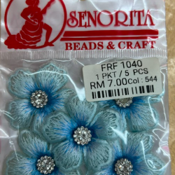 Bunga Kain Senorita 1040 -  Dusty Blue
