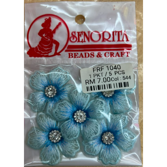 Bunga Kain Senorita 1040 -  Dusty Blue