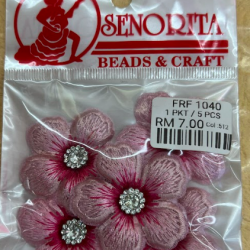 Bunga Kain Senorita 1040 -  Old Rose Pink