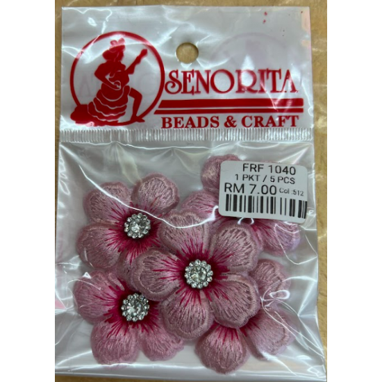 Bunga Kain Senorita 1040 -  Old Rose Pink