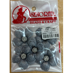 Bunga Kain Senorita 1040 -  Slate Grey