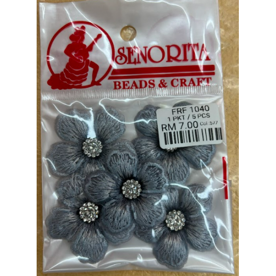 Bunga Kain Senorita 1040 -  Slate Grey