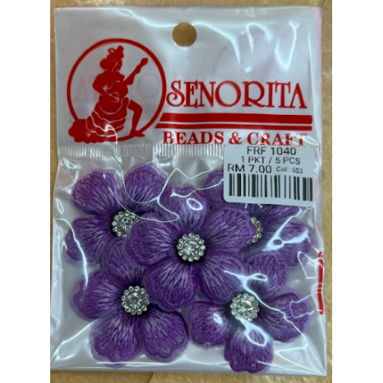 Bunga Kain Senorita 1040 -  Royal Purple