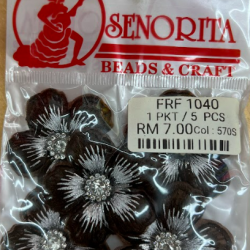 Bunga Kain Senorita 1040 -  Espresso Brown