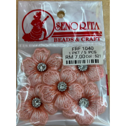 Bunga Kain Senorita 1040 -  Blush Peach 