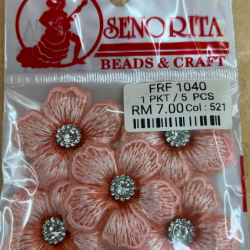 Bunga Kain Senorita 1040 -  Blush Peach 