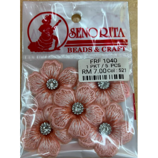 Bunga Kain Senorita 1040 -  Blush Peach 