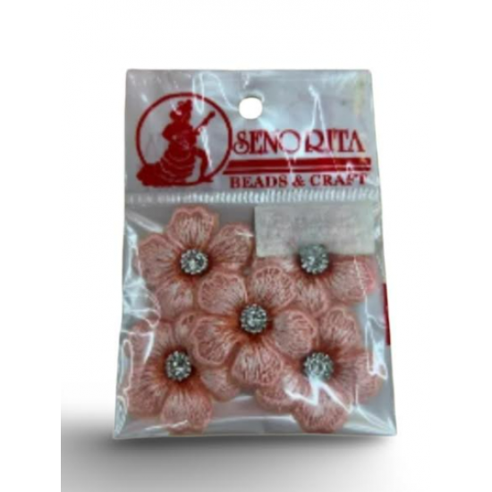 Bunga Kain Senorita 1040 -  Blush Peach 