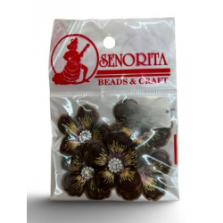 Bunga Kain Senorita 1040 -  Dark Chocolate Brown