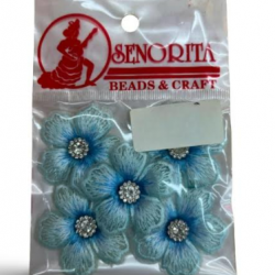 Bunga Kain Senorita 1040 -  Dusty Blue