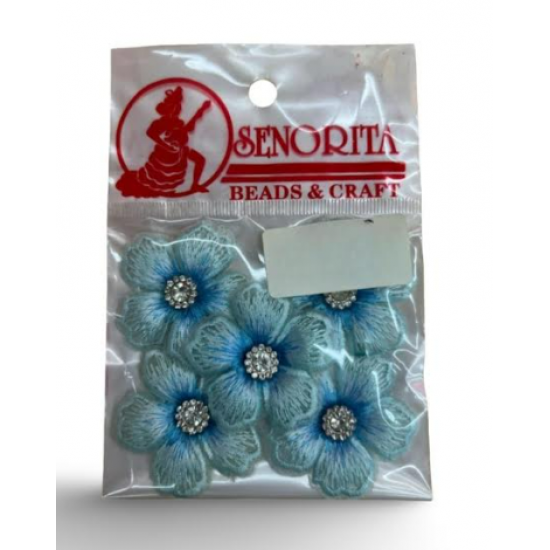 Bunga Kain Senorita 1040 -  Dusty Blue