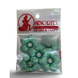 Bunga Kain Senorita 1040 -  Dusty Teal