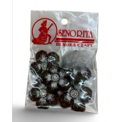 Bunga Kain Senorita 1040 -  Espresso Brown