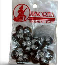 Bunga Kain Senorita 1040 -  Espresso Brown