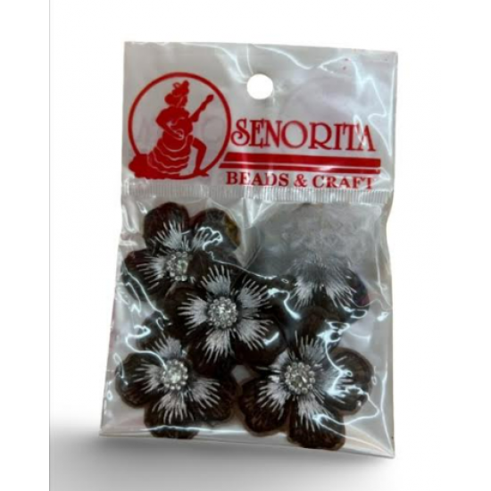 Bunga Kain Senorita 1040 -  Espresso Brown