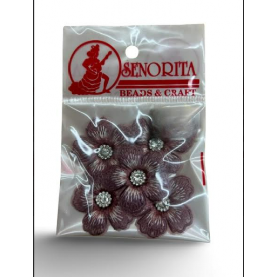 Bunga Kain Senorita 1040 -  Mauve Brown