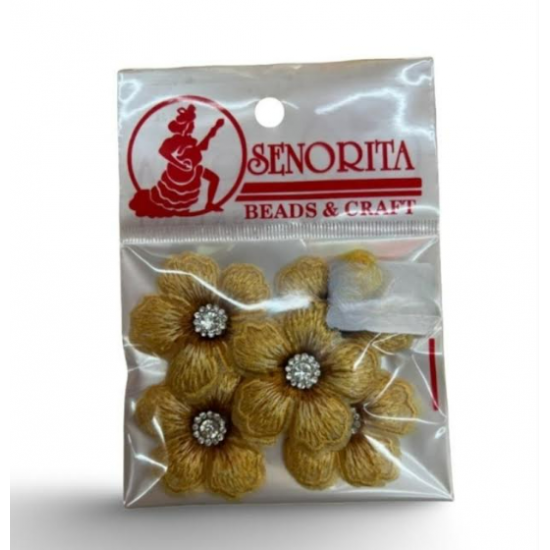 Bunga Kain Senorita 1040 -  Mustard Gold