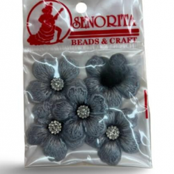 Bunga Kain Senorita 1040 -  Slate Grey