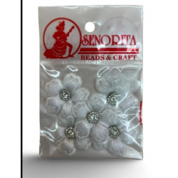 Bunga Kain Senorita 1040 -  White